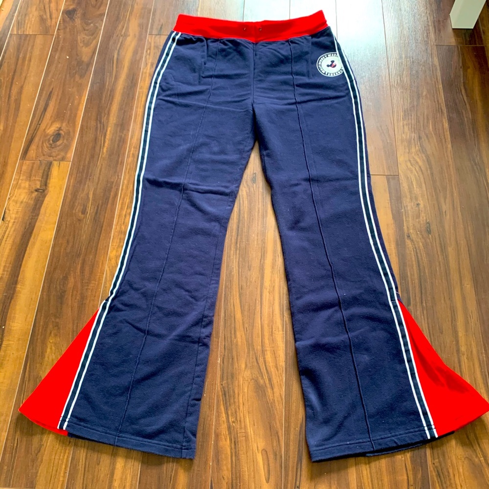 Late 90s original Disney bell sport pants.